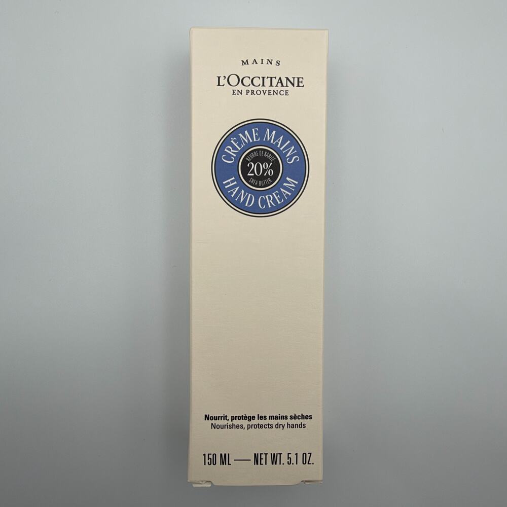 L'Occitane 20% Shea Butter Hand Cream Dry Skin Nourishing Balm 150ml 5.1 oz NIB - Picture 2 of 12